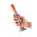 Colours Stacked 9 Inch Silicone Model, Tri-Colored, Satin Finish