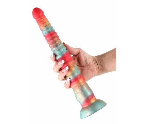Colours Stacked 12 inch Silicone Model, Tri-Colored, Satin Finish