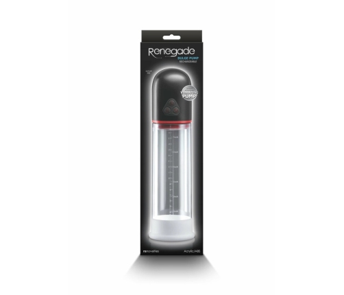 Renegade Bulge Intimate Vacuum Pump with Vibrating System Black