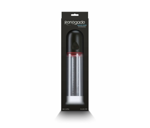 Renegade Bulge Intimate Vacuum Pump with Vibrating System Black