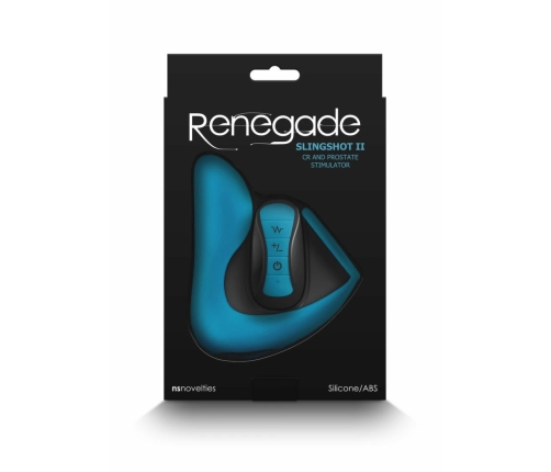 Renegade Slingshot II Silicone Remote Control Intimate Device Black