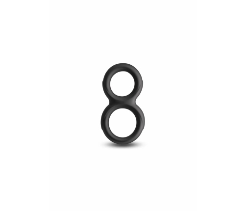 Renegade Twofold Silicone Dual Support Rings Black Universal Size