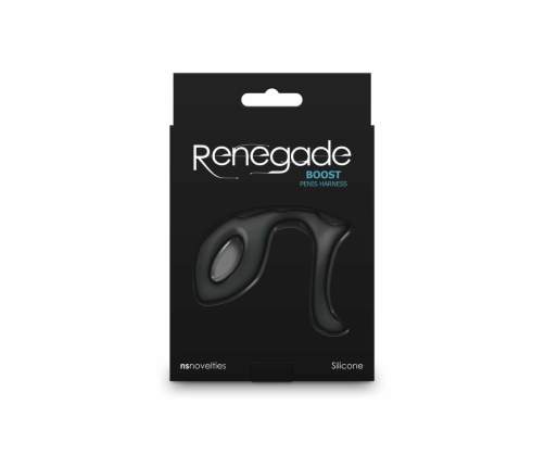Renegade Boost Silicone Performance Harness Black Adjustable