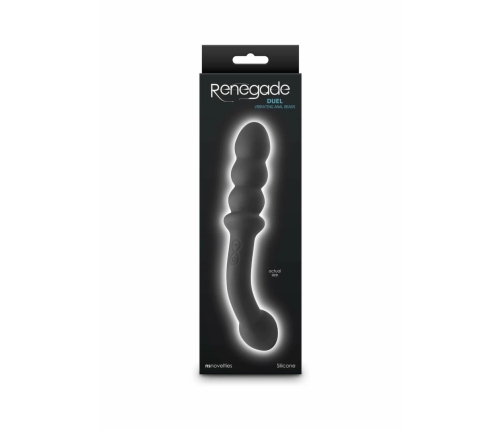 Renegade Duel Dual-Ended Silicone Massager, 6 Speeds, 20 Functions