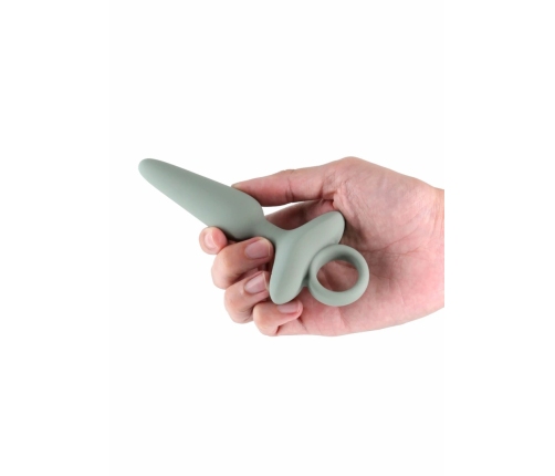Renegade Maverick Vibrating Plug Silicone Rechargeable Black