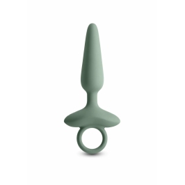 Renegade Maverick Vibrating Plug Silicone Rechargeable Black
