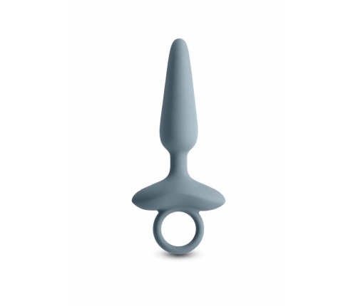 Renegade Maverick Vibrating Plug Silicone Rechargeable Black