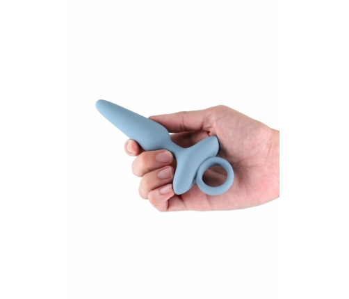 Renegade Maverick Vibrating Plug Silicone Rechargeable Black