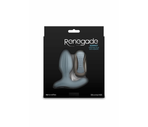 Renegade Summit Silicone Remote-Controlled Anal Plug Black