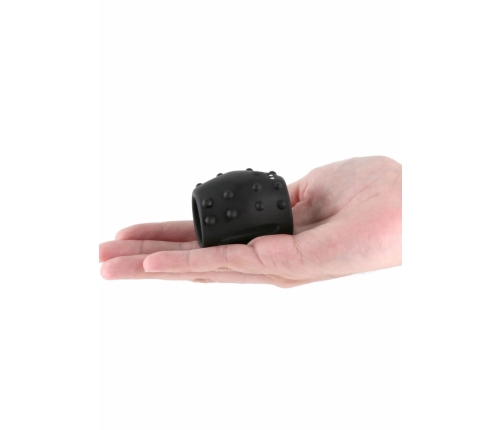 Renegade Sidekick Silicone Intimate Sleeve with Vibrating Motor Black