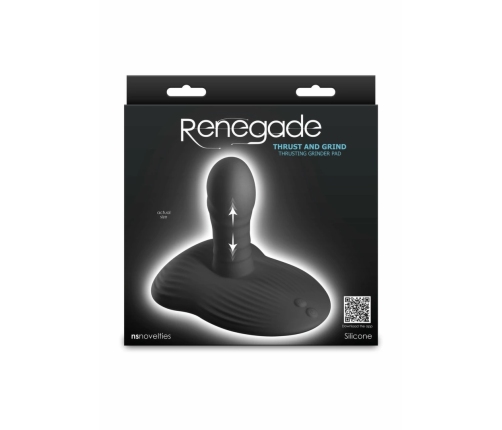 Renegade Thrust Grind APP Intimate Machine with Suction & Vibration, Black