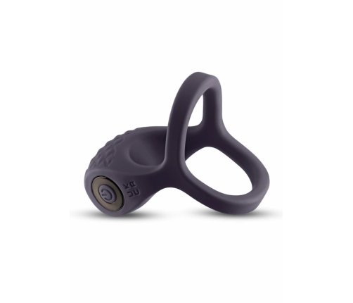 NS Novelties Renegade Valiant Silicone Rechargeable Vibrating Ring Black