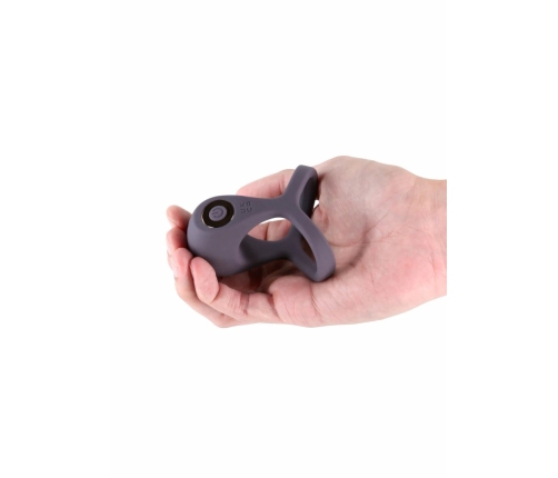 NS Novelties Renegade Valiant Silicone Rechargeable Vibrating Ring Black