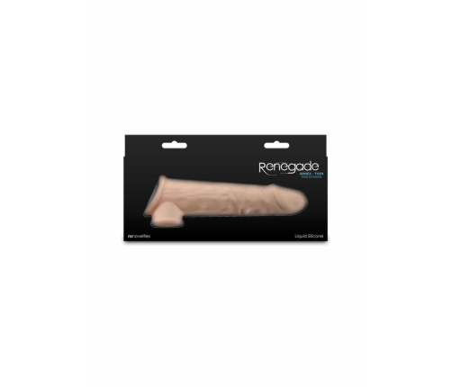 Renegade Annex Thin Liquid Silicone Anatomical Sleeve Black