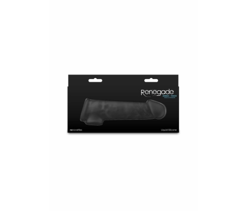 Renegade Annex Thick Liquid Silicone Intimate Sleeve Black