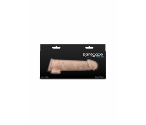 Renegade Annex Thick Liquid Silicone Anatomical Sleeve Black