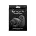 Rocks-Off Rocket Ring Rechargeable Vibrating Silicone Black