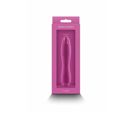 Obsession Clyde Silicone Intimate Device Rechargeable Blue