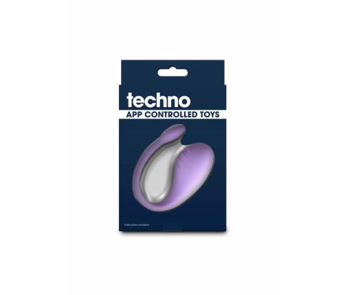 Techno Rave Silicone Intimate Device with App Control, Rechargeable, 10 Modes