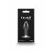 Crystal Desires Red Heart Small Glass Plug - Borosilicate, Compact Size