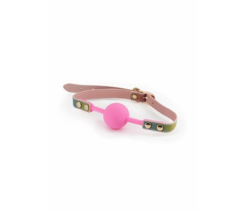 Spectra Bondage Ballgag - Adjustable Strap, Vibrant Color, Secure Fit