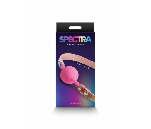 Spectra Bondage Ballgag - Adjustable Strap, Vibrant Color, Secure Fit