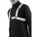 Cosmo Harness Rogue Chest Harness Adjustable Vinyl Black S/M