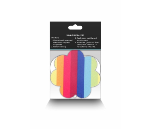 NS Novelties Pasties Heart & Flower 2 Pair - Decorative Adhesive Covers