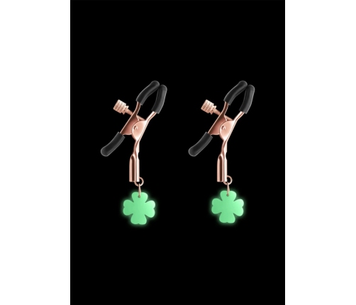 NS Novelties Bound Adjustable Nipple Clamps G4 Nickel-Free Silicone Tips