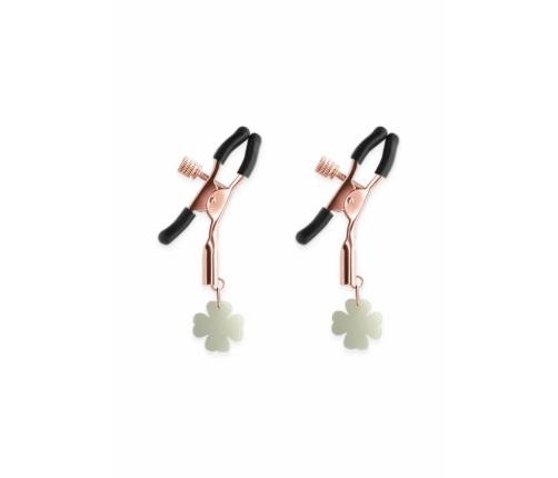 NS Novelties Bound Adjustable Nipple Clamps G4 Nickel-Free Silicone Tips