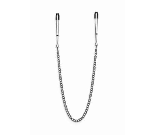 NS Novelties Nipple Clamps DC3 Adjustable Silicone-Tipped Metal Clips