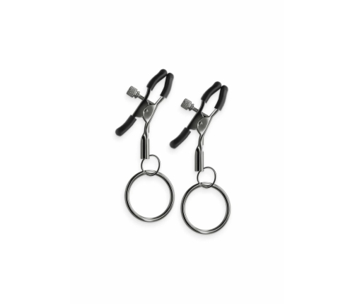 NS Novelties Bound Adjustable Nipple Clamps C2 Nickel-Free Silicone Tips