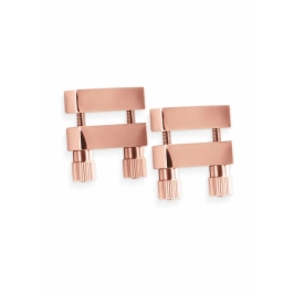 NS Novelties Bound Adjustable Nipple Clamps V1 Nickel-Free Metal Black