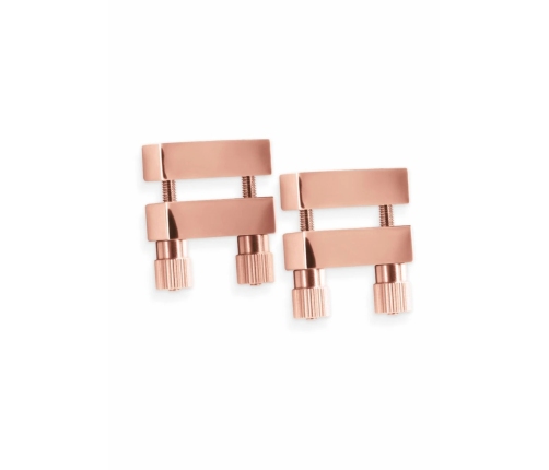 NS Novelties Bound Adjustable Nipple Clamps V1 Nickel-Free Metal Black