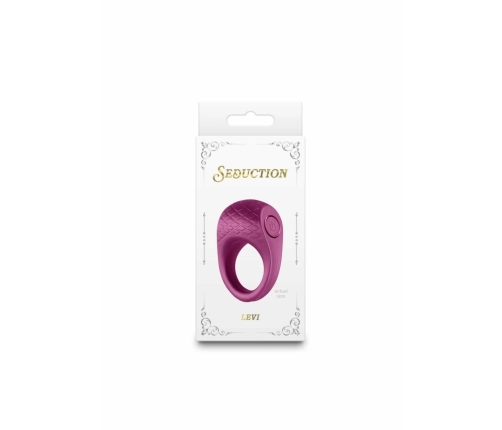Seduction Levi Rechargeable Silicone Vibrating Ring, 3 Speeds, 7 Modes
