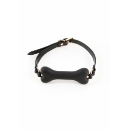 Fetish & Fashion Roseanne Gag Adjustable PU Ball Gag Black/Red