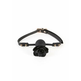Fetish & Fashion Kristine Gag Adjustable PU Ball Gag Black