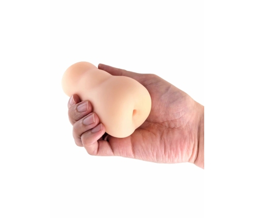 NS Novelties Anal Stroker Pocket Pal TPE Compact Black 657447111631