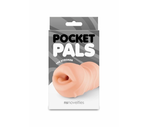 NS Novelties Mouth Stroker Pocket Pal TPE Compact Intimate Device