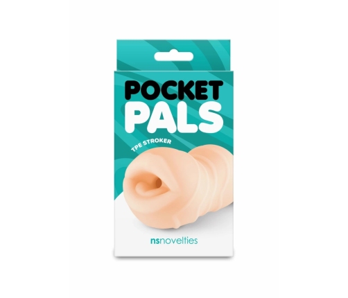NS Novelties Mouth Stroker Pocket Pal TPE Compact Intimate Device