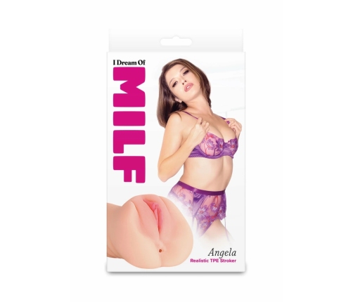 I Dream of MILF Angela Intimate Machine TPE Soft Textured Sleeve 14cm