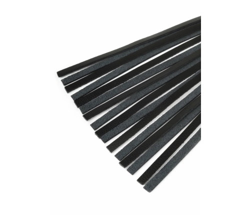 Hidden Desire Masters Genuine Leather Flogger - Premium Handle, Black