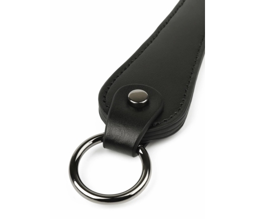Rimba Genuine Leather Slapper I - Double-Layer Impact Tool, Black