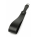Genuine Leather Belt Slapper by Ouch! - Premium Black Impact Tool