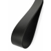 Genuine Leather Belt Slapper by Ouch! - Premium Black Impact Tool