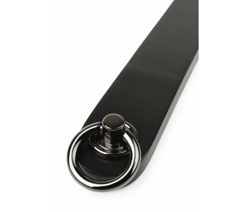 Genuine Leather Ruler Premium Measuring Tool 32cm Black