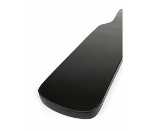 Ouch! Genuine Leather Spank Paddle Black - Premium Italian Cowhide