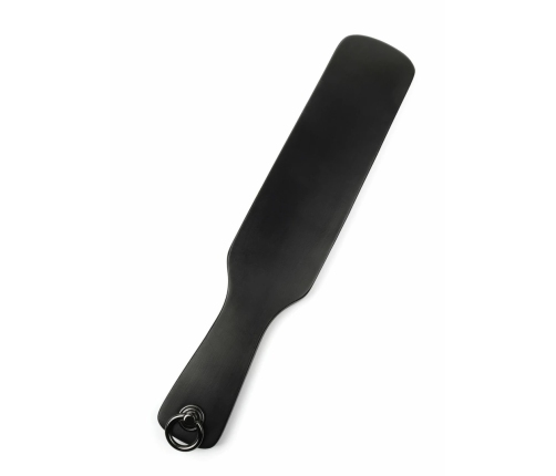 Ouch! Genuine Leather Spank Paddle Black - Premium Italian Cowhide
