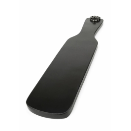 Ouch! Genuine Leather Spank Paddle Black - Premium Italian Cowhide Ouch! Genuine Leather Spank Paddle Black - Premium Italian Cowhide