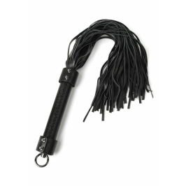 Hidden Desire Genuine Leather Whip 55cm - Premium Black Impact Tool Hidden Desire Genuine Leather Whip 55cm - Premium Black Impact Tool